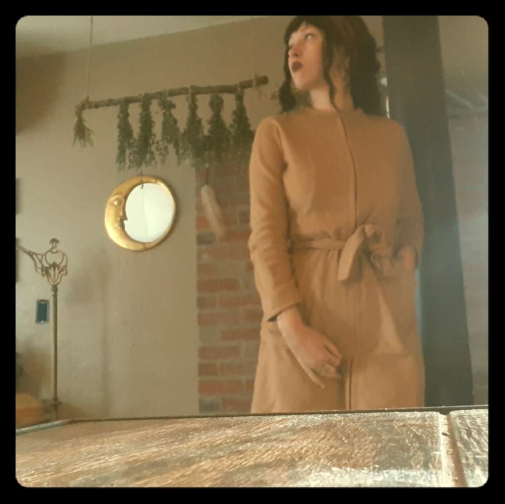 Vintage Wool Dress or Dress Coat
